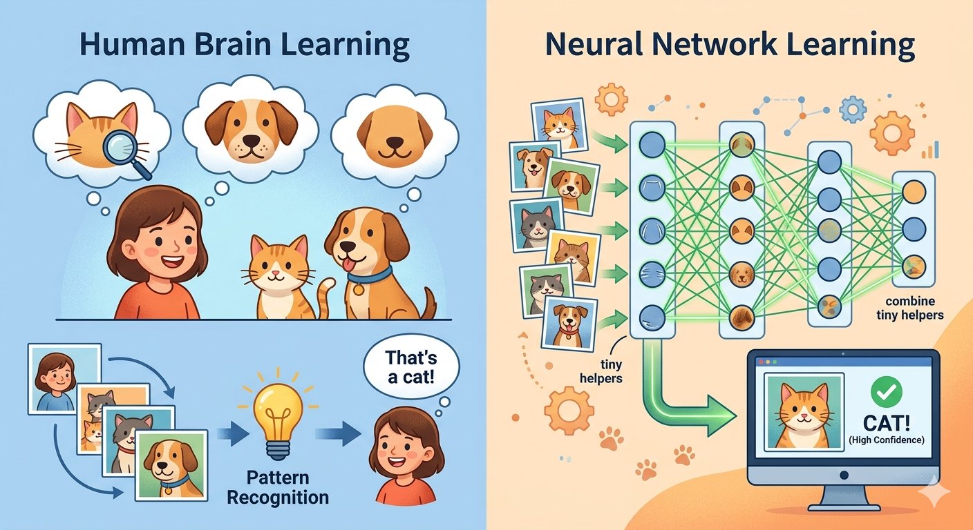 Neurons and Neural Networks explained for kids